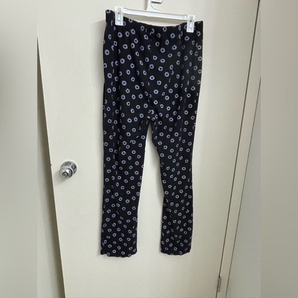 Floral stretch pull-on pants - Picture 3 of 5